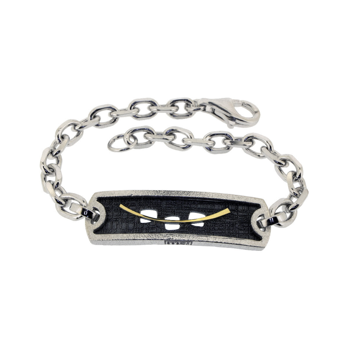 Pulsera de plata y oro