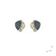 Pendientes de plata, esmalte, oro  y brillante
