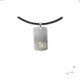 Silver and gold pendant