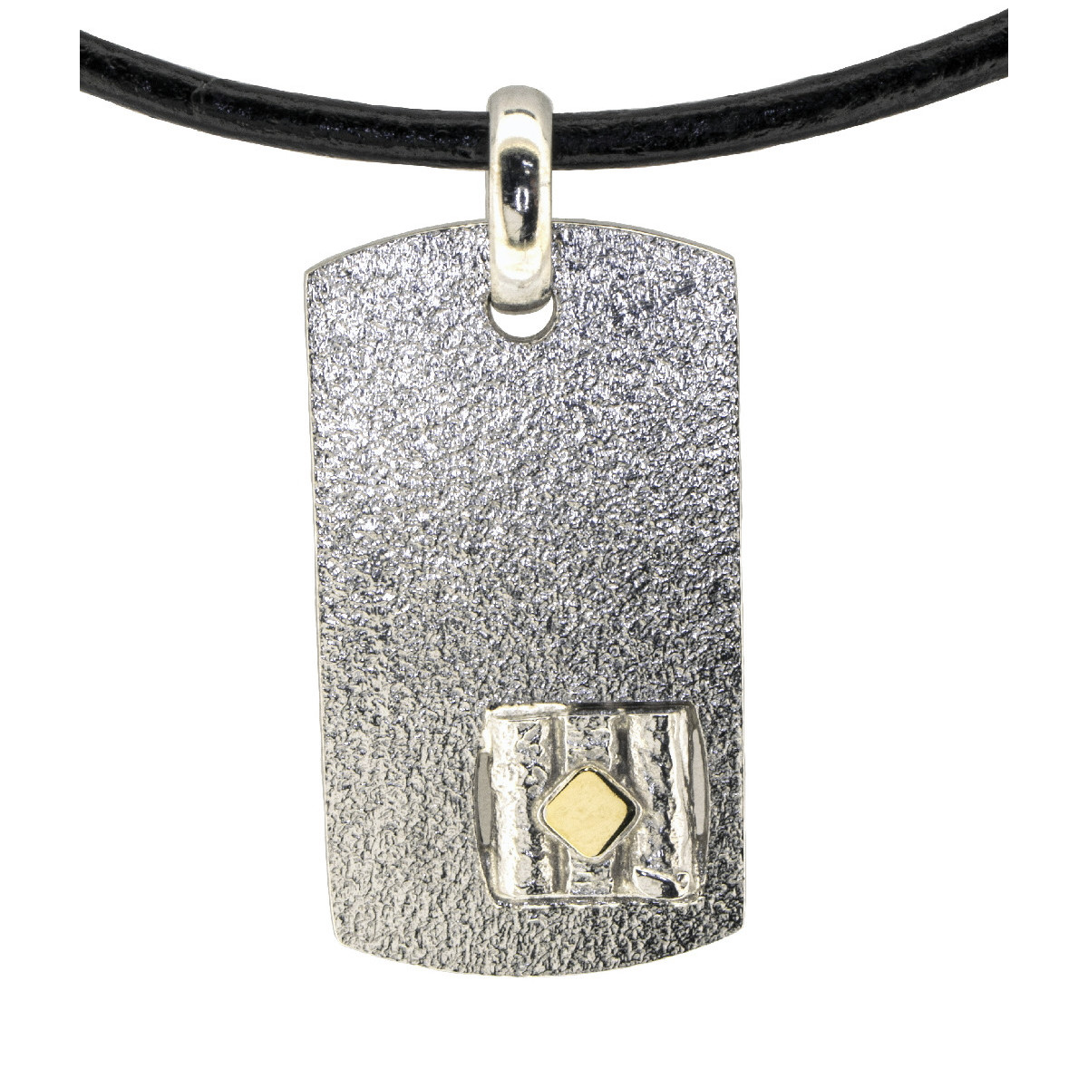 Silver and gold pendant