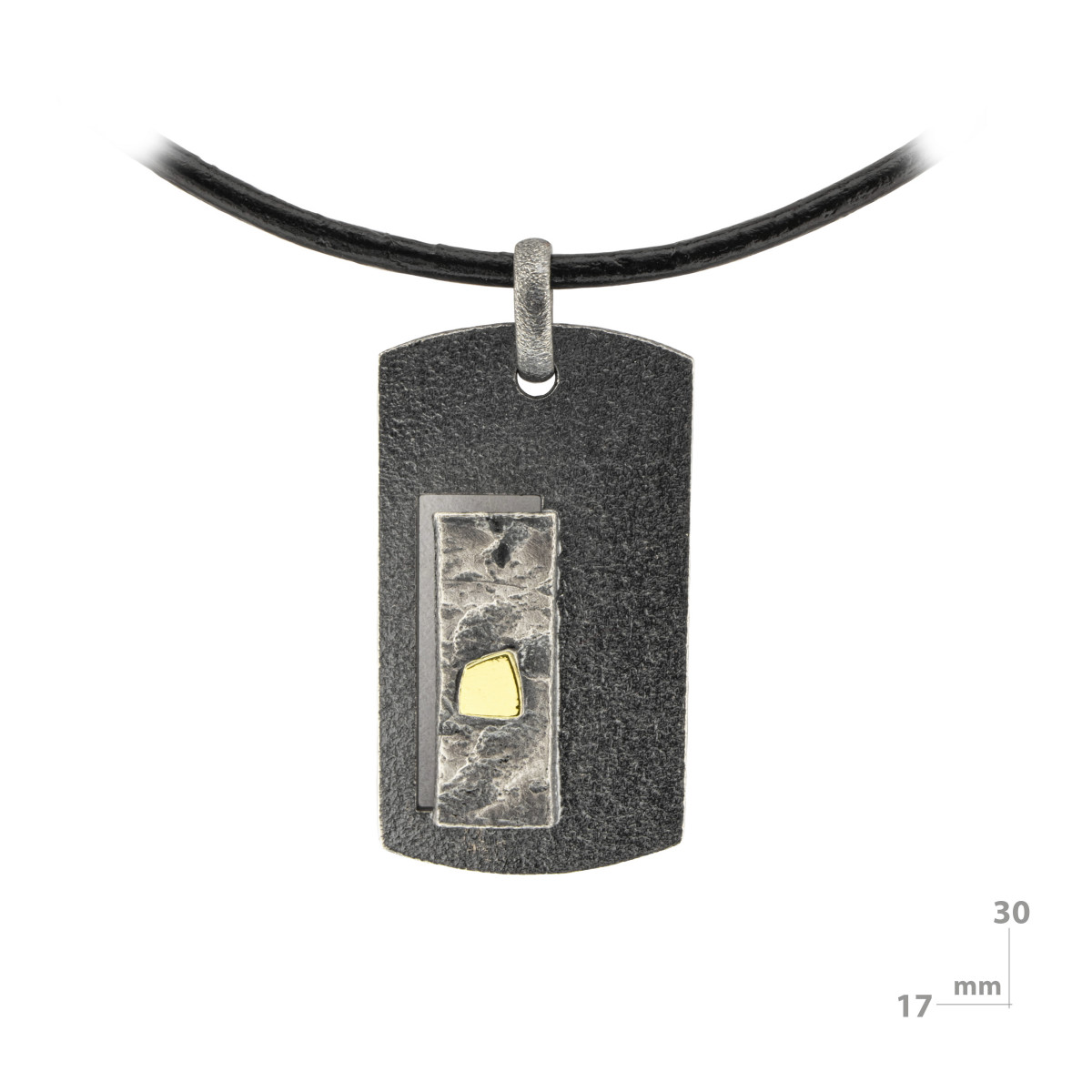 Penjoll de plata i or