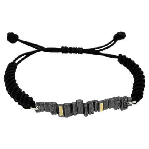 Pulsera de plata y oro