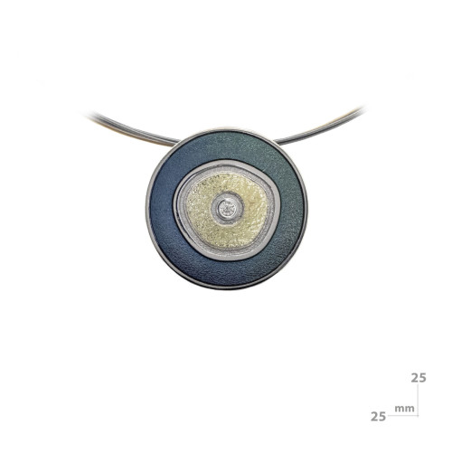 Penjoll de plata, or i DIAMANT LAB