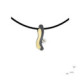 Silver, gold and brilliant pendant