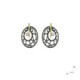 Silver, gold and shiny earrings