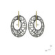Arrecades de plata, or i brillant