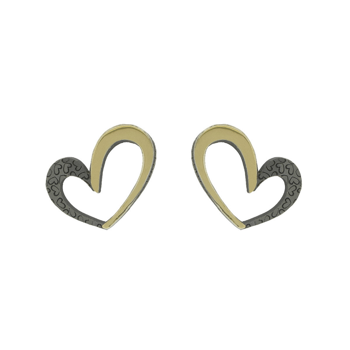 Pendientes de plata y oro