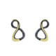 Pendientes de plata y oro