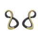 Pendientes de plata y oro