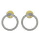 Pendientes de plata y oro