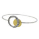 Pulsera de plata y oro