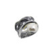 Anillo de plata, oro y perla barroca