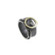 ANELL PLATA, OR I BRILLANT 0.035 CT