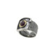 ANILLO PLATA, OR, RUBÍ I BRILL 0,015 CT