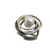 Anillo de plata, oro y perla