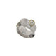 Anillo de plata y oro