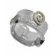 Anillo de plata y oro