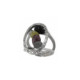Anillo de plata y turmalinas