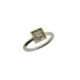 ANELL PLATA, OR I BRILLANT DE 0.015 CT