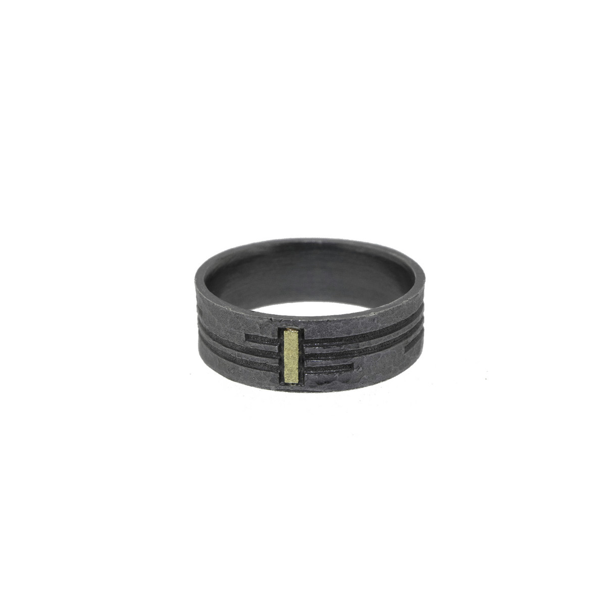 Anillo de plata y oro