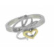 Anell de plata i or