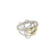 Anell de plata i or