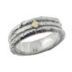 Anillo de plata y oro