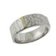 Anillo de plata y oro