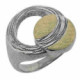 Anillo de plata y oro