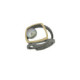 Anillo de plata, oro y perla