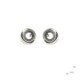 Pendientes de plata, oro y DIAMANT  LAB