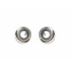 Pendientes de plata, oro y DIAMANT  LAB