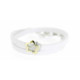 Pulsera de plata, oro y brillante