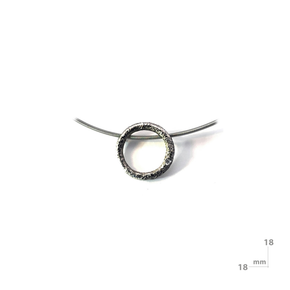 Colgante de plata y diamante