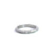 Silver and diamond ring