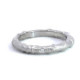 Silver and diamond ring
