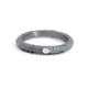 Anillo de plata y diamante