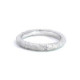 Silver and diamond ring