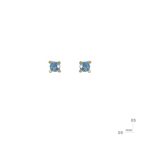 Arrecades de plata, or i topaci