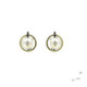 Pendientes de plata, perla y oro