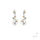Arrecades de plata, or i esmalt