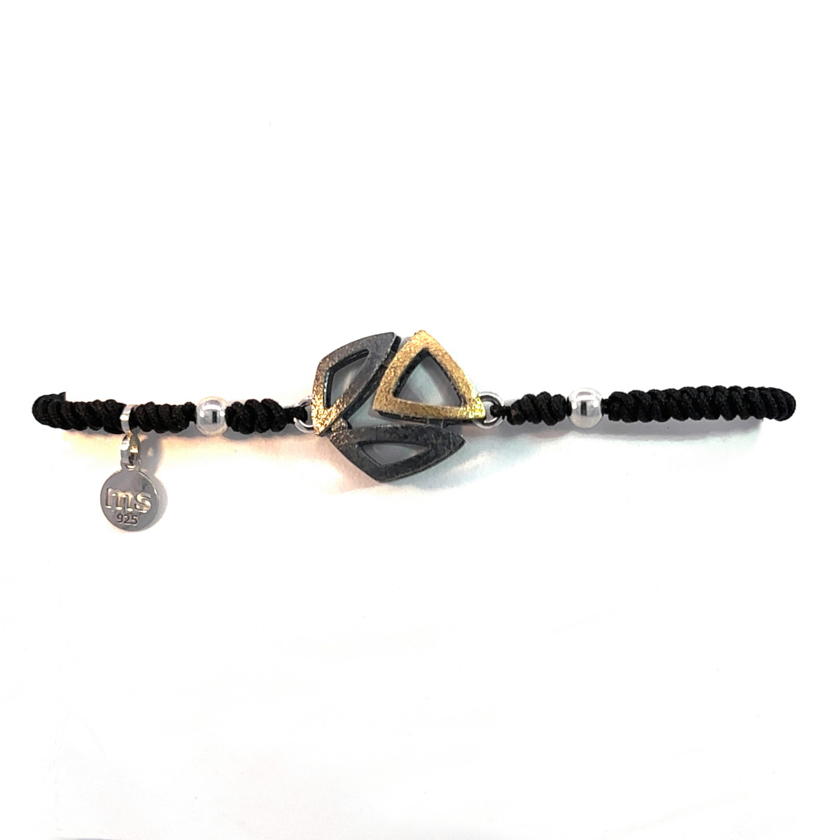 Silver and gold bracelet