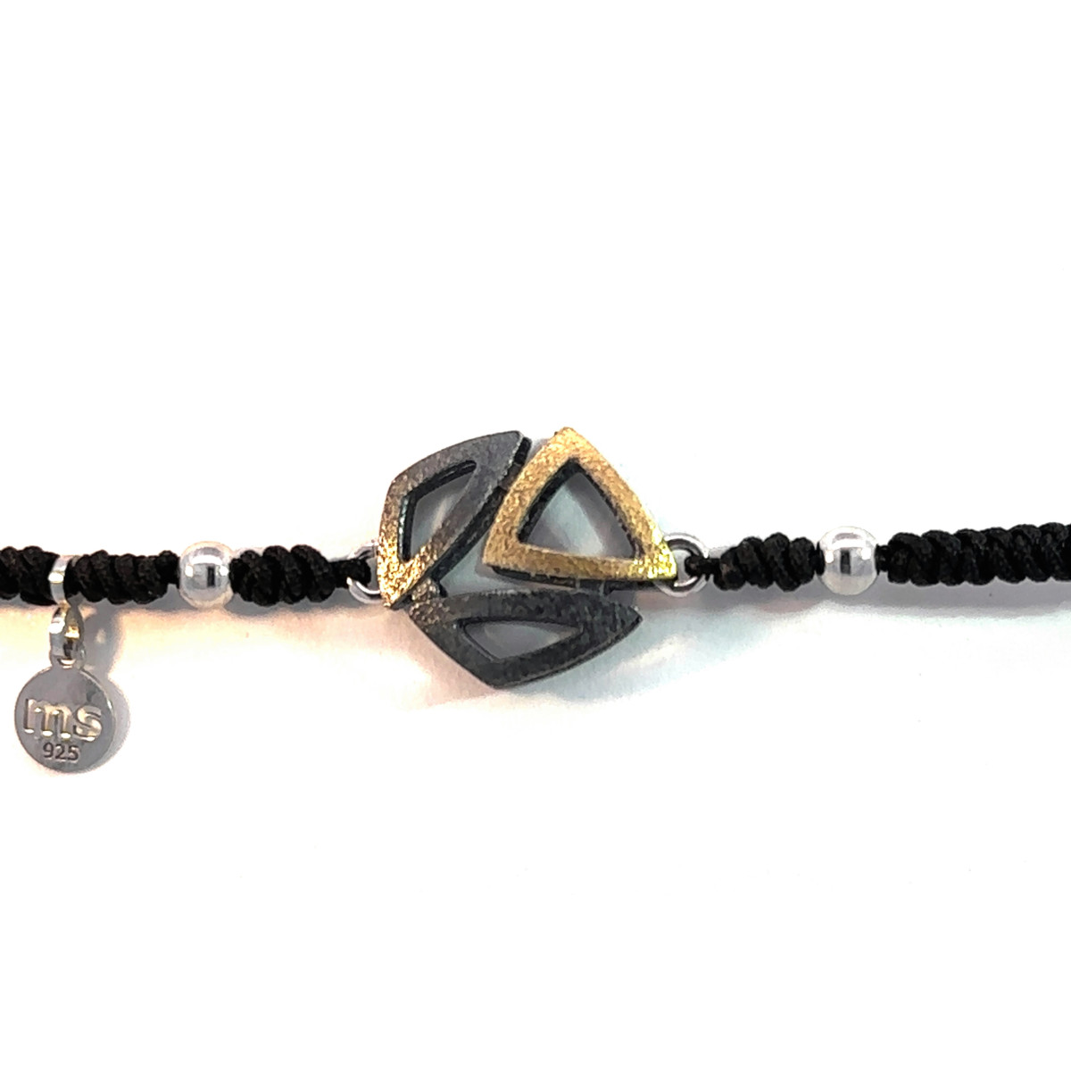 Pulsera de plata y oro