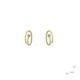 Arrecades de plata, or i brillant