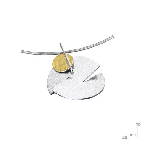 Penjoll de plata i or