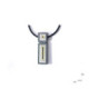 Silver and gold pendant