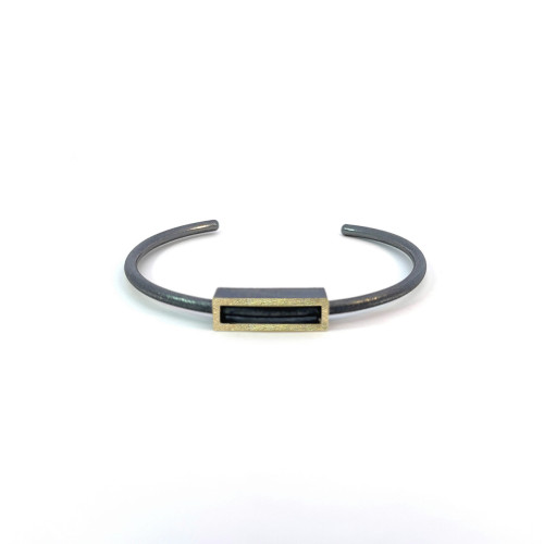Pulsera de plata y oro