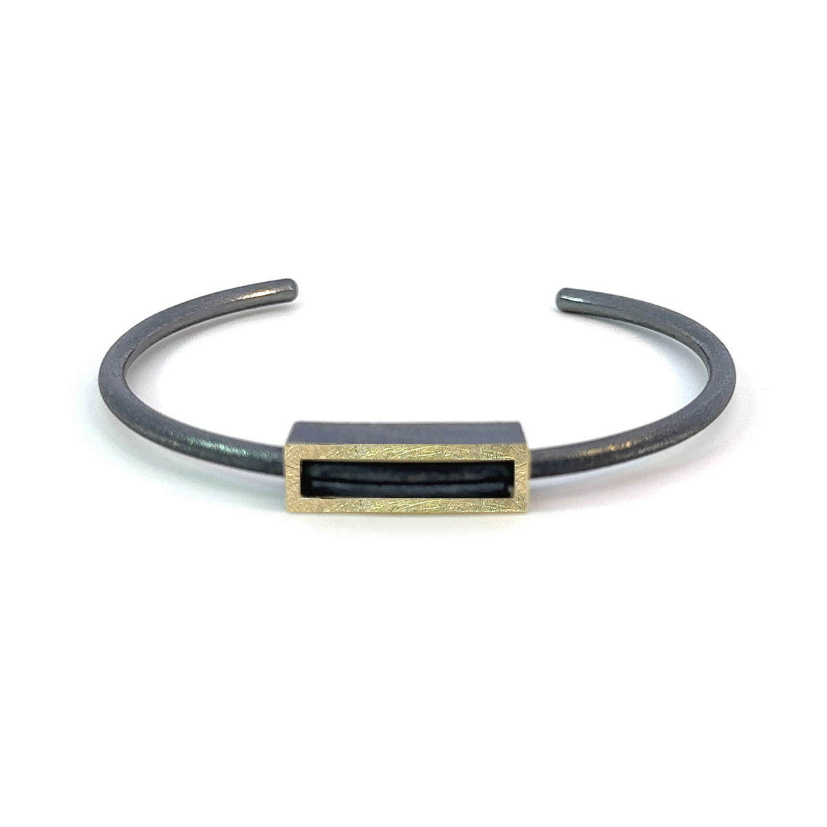 Pulsera de plata y oro