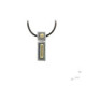 Silver and gold pendant