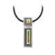 Silver and gold pendant